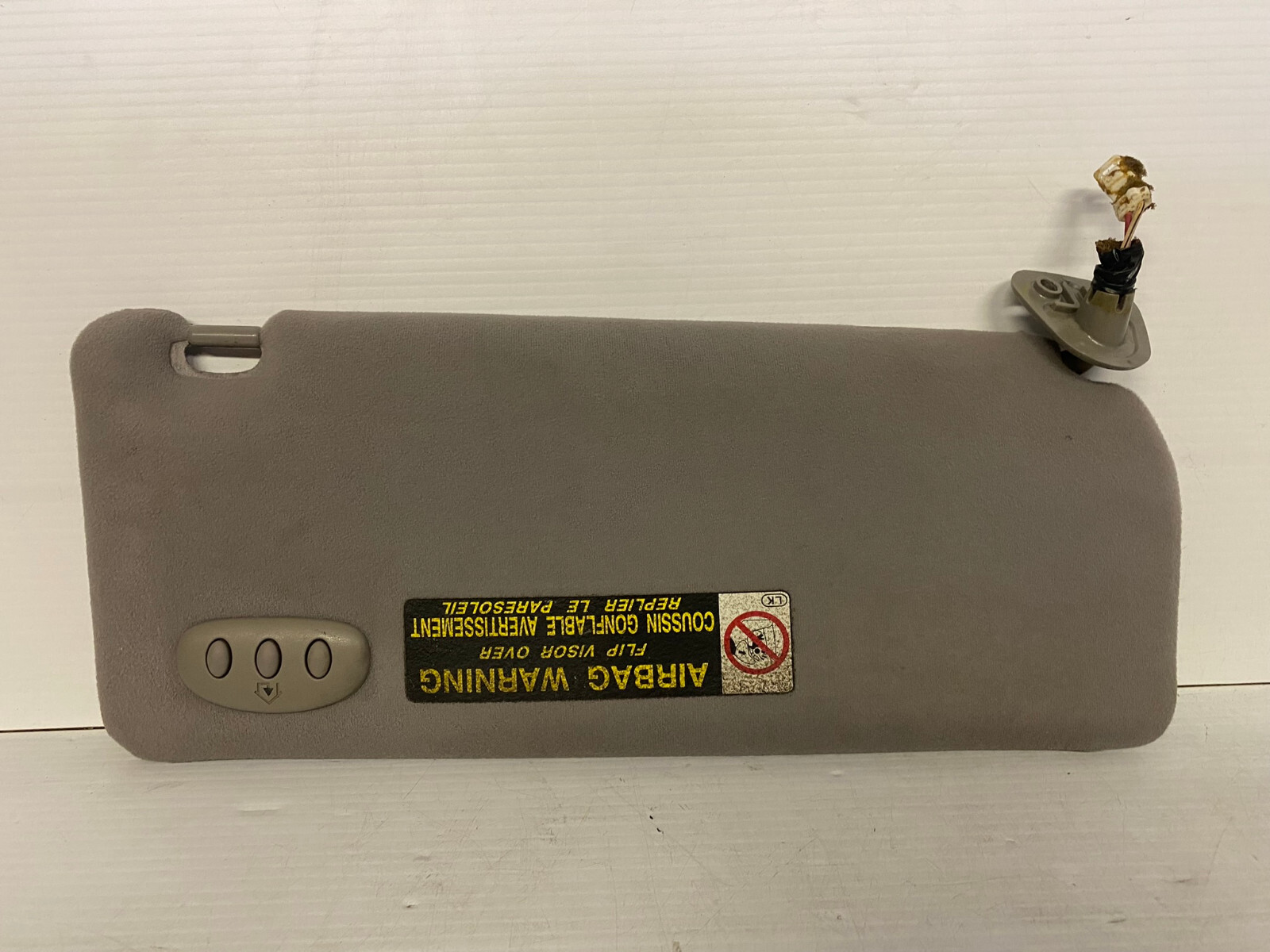 2002 2005 Lexus IS300 LH Driver Sun Visor Gray w/ Garage Opener eBay