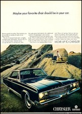 1968 Chrysler New Yorker Vintage Advertisement Print Art Car Ad J631A