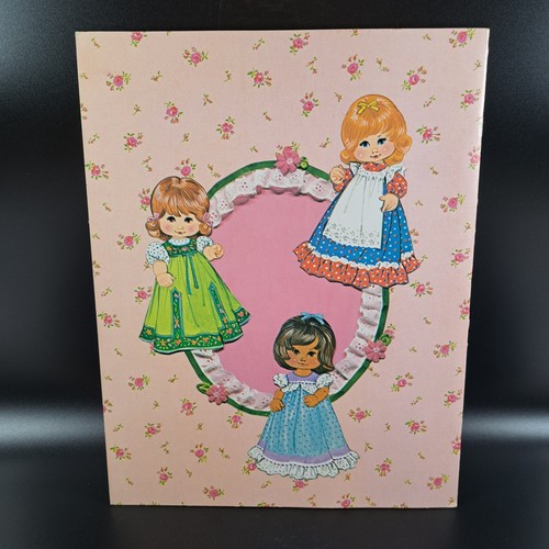 Libro de muñecas de papel vintage ROSEBUD Whitman c1978 completo sin cortar #1982 - Imagen 3 de 8