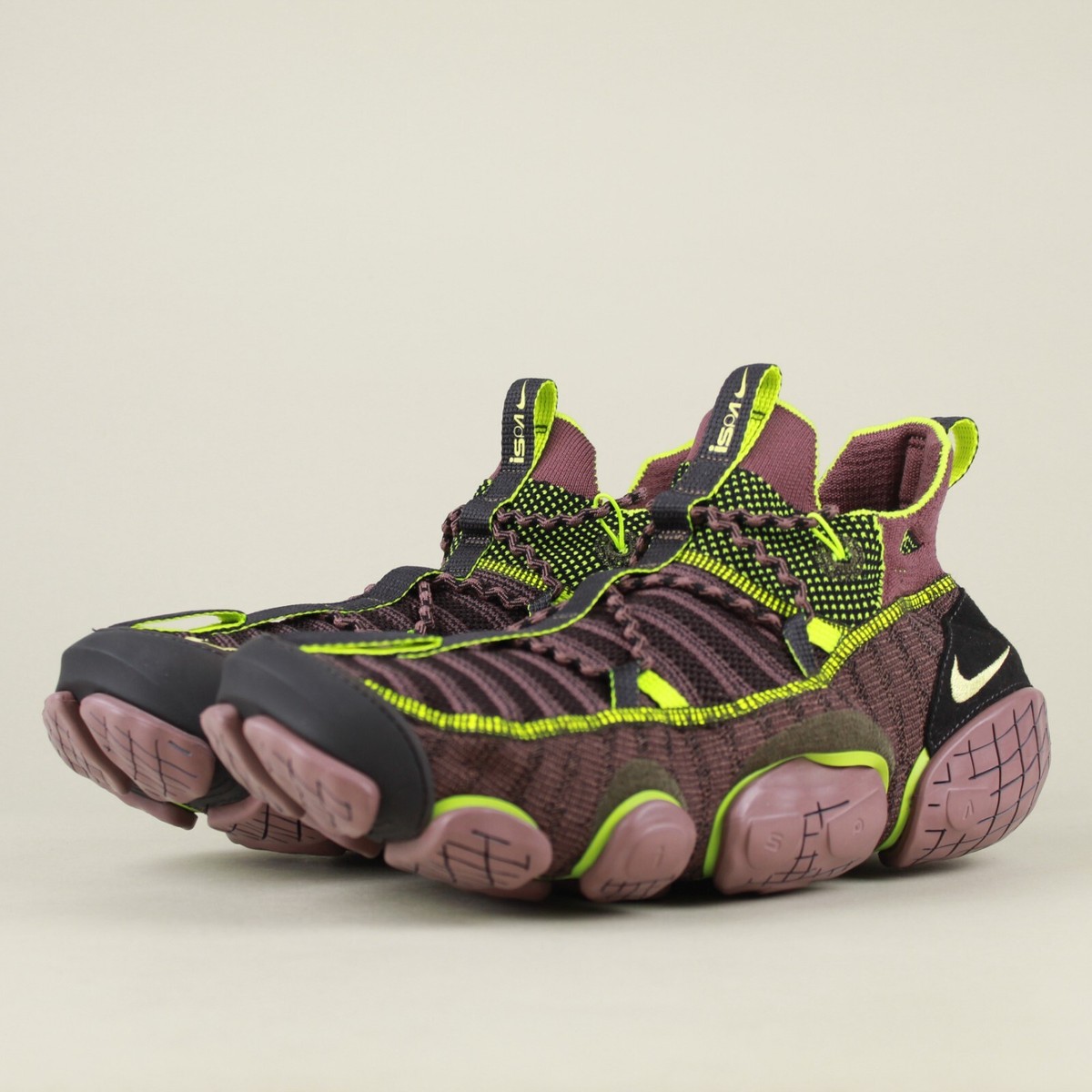 Nike ISPA Link Off Noir Limelight CN2269-001 Men's Size 9