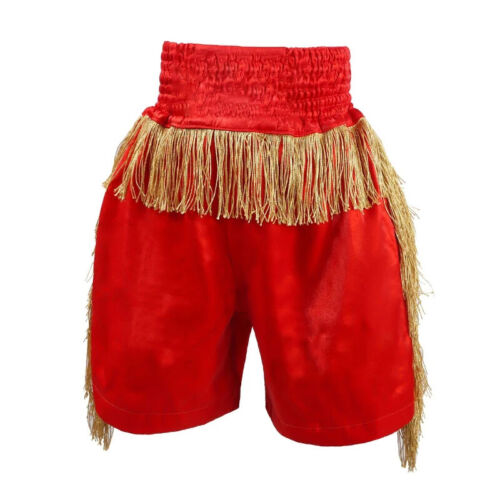 Boxing Shorts High Grade Sequin Tassel Muay Thai Pants Martial Arts MMA Clothes - Picture 15 of 41