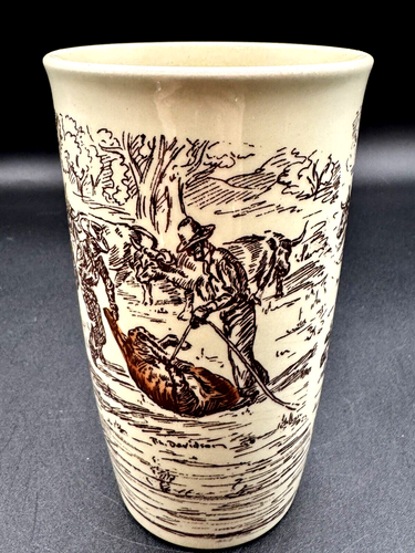 RARE Vernon Kilns 5.5" Tumbler - Winchester 73 / FRONTIER DAYS Pattern EUC - Picture 4 of 9