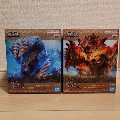 Monster Hunter Wilds Zinogre & Rathalos Figure Set of 2 BANPRESTO