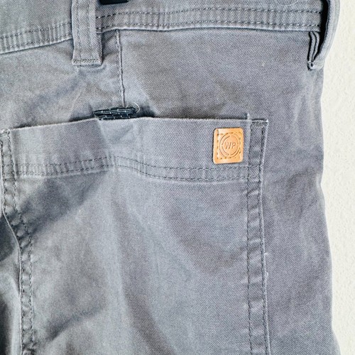 Pantalones impermeables para hombre talla REAL 42x31 gris trabajo senderismo bolsillos informales - Imagen 4 de 6