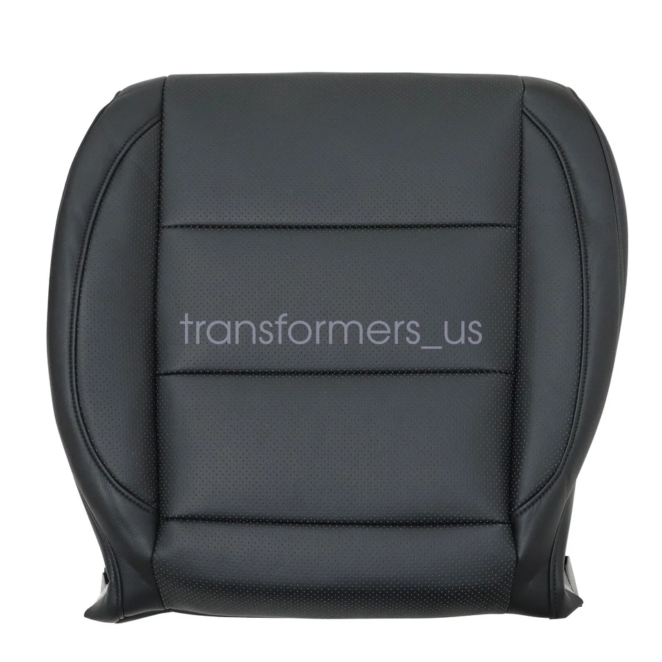 Cubierta de asiento de cuero negra inferior de pasajero para Volkswagen Jetta 2006-2010 sedán Foto 2 de 4