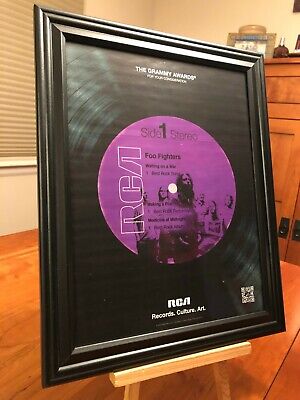 GRAMMY NOMINEE RECORD OF THE YEAR" ALBUM LP AD BIG 10x13 FRAMED ABBA "VOYAGE