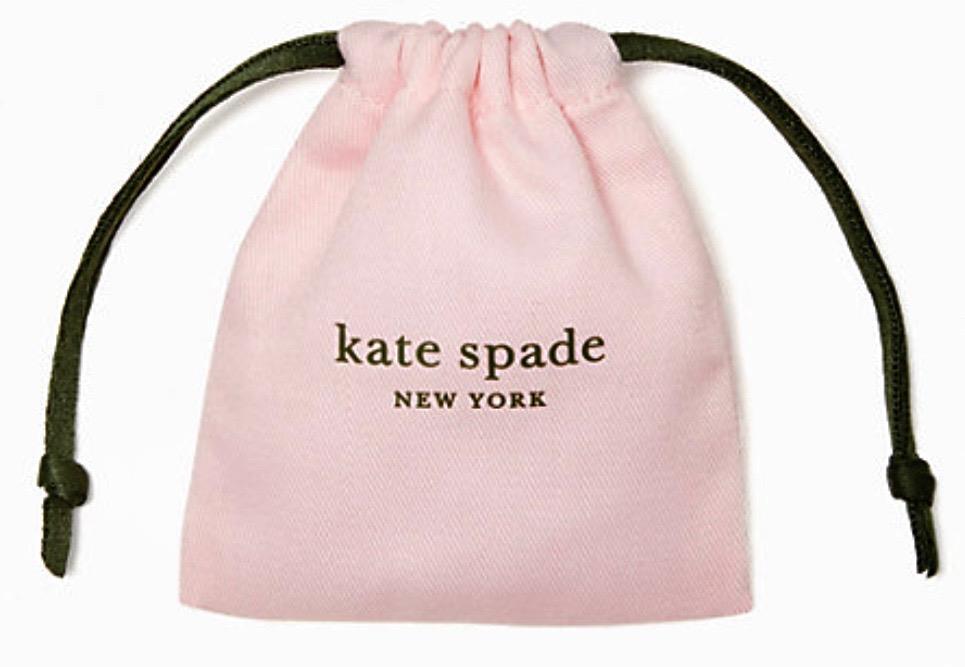 KATE SPADE TINSEL JEWELED GLITTER SMALL SLIM CARD HOLDER W/ GIFT POUCH