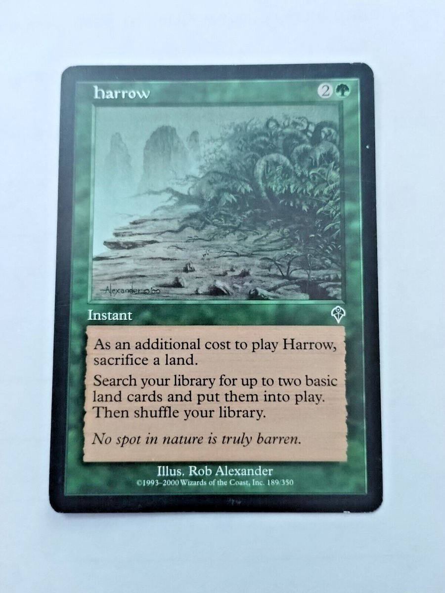 MTG Harrow Invasion 189/350 Regular Common - Edge Wear - See Pics
