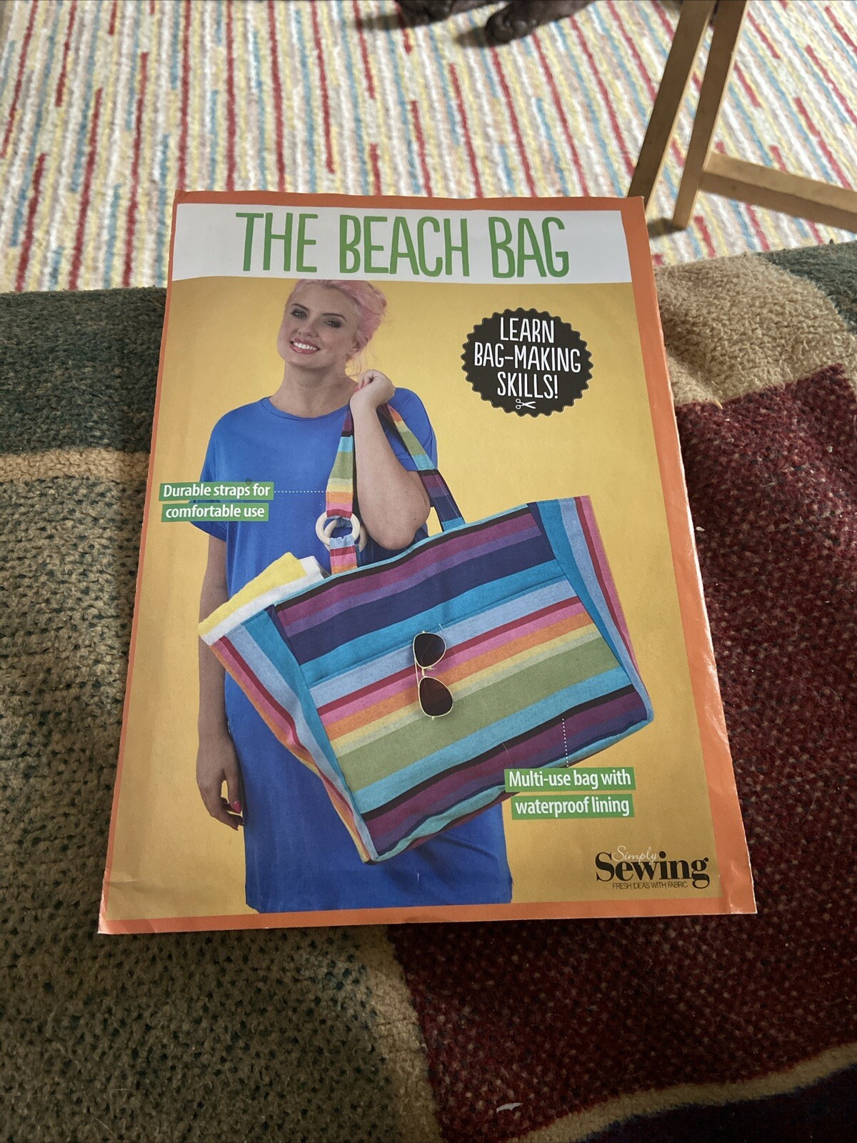 Simply Sewing Beach Bag Pattern NEW