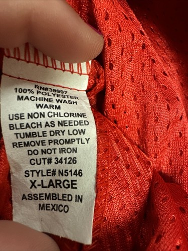A4 Red Mesh Athletic Shorts Men’s XL - Pockets AA4.6 - Picture 7 of 7