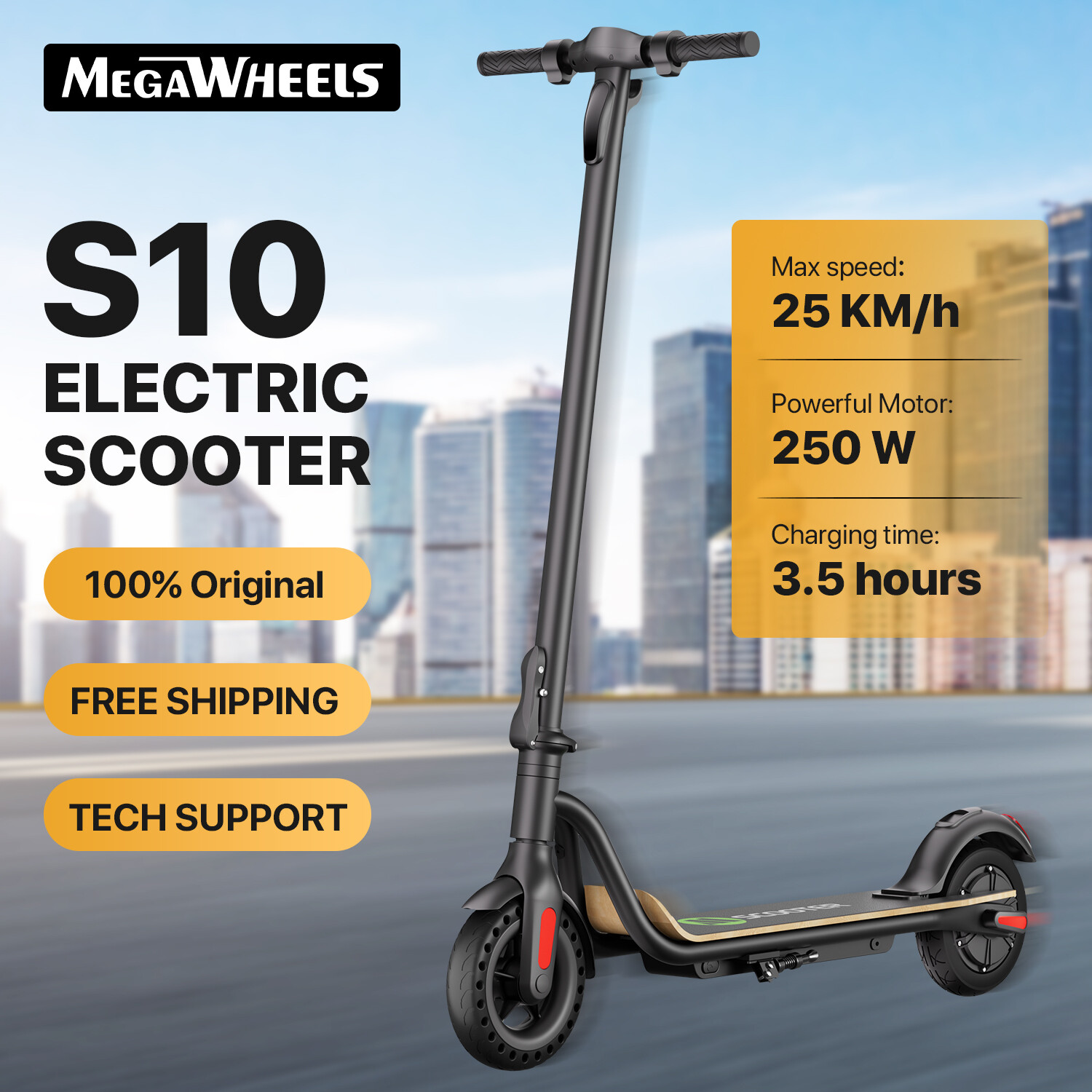 Portable Adult Electric Scooter 5.2 Ah E-Scooter Suitable For Students Commuters