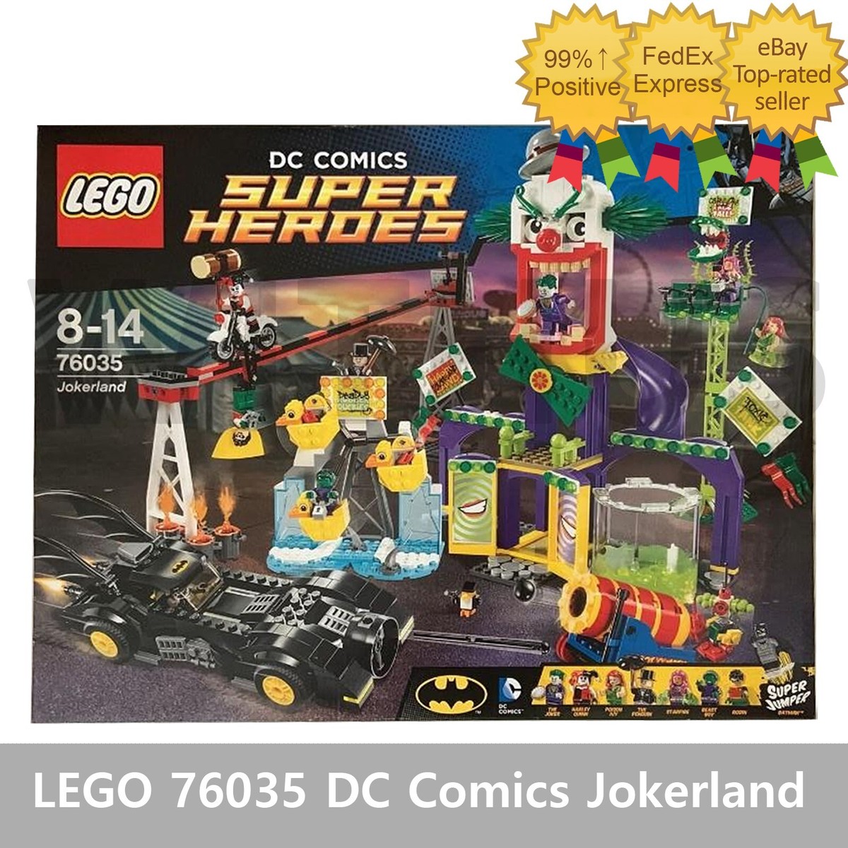 LEGO 76035 DC Comics Super Heroes Jokerland - 1037 / Brand New