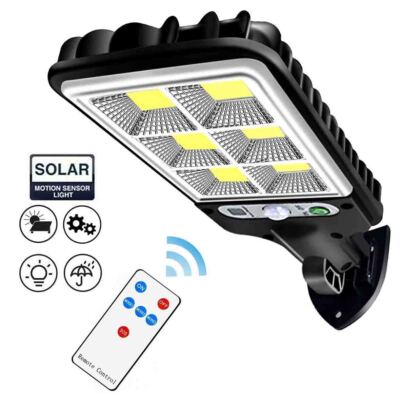Outdoor LED Solar Wash Wall Lights White Color Landscape Walkway Backyard Lamp