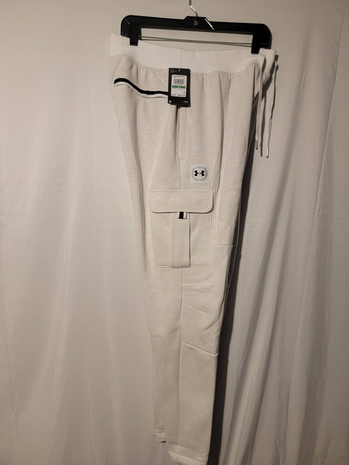 Under Armour Mens Essentials Hrt Cgo Trousers Bottoms Pants Open Hem Size Large