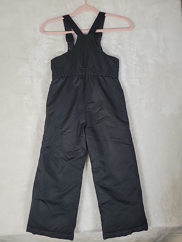Faded Glory XS (4-5) KIDS Ski Overalls Black Snow Pants - Picture 2 of 13
