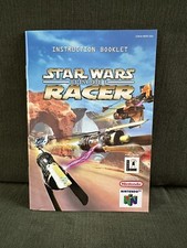 Star Wars Episode 1 Racer Nintendo 64 N64 Instruction Manual Booklet