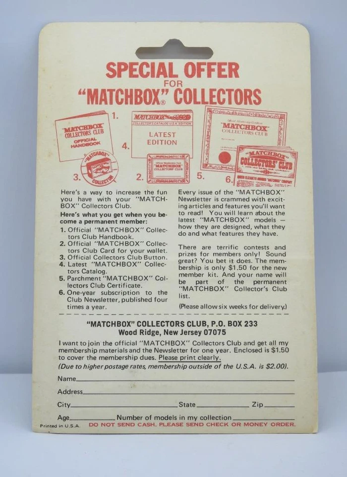 MATCHBOX SUPERFAST EE. UU. HI TAILER Nº56 COMO NUEVO CARDADO Y SIN ABRIR 1974-78 Foto 4 de 4