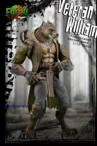 Maestro Union 1/12 Veteran William Werewolf & Tiger Hermit Action Figure - Picture 14 of 21
