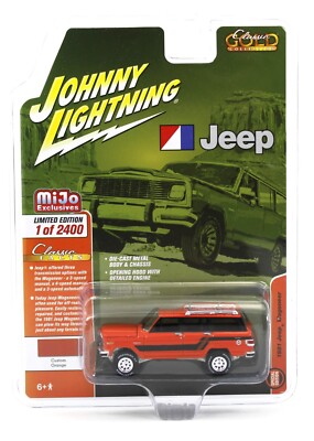 Johnny Lightning *CLASSIC GOLD MiJo* Orange & Black 1981 Jeep