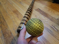 Just 1 Ball Used 9" Dimpled Ball Pitching Machine, Batting Cage Baseball