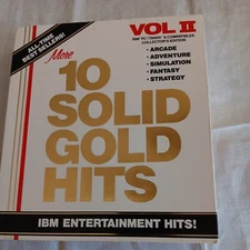 IBM Entertainment 10 Solid Gold Hits Vol II PC/TANDY Compatibles 1990