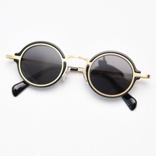 Retro Round Sunglasses For Men Women Polarized UV 400 Sunglasses Punk Style