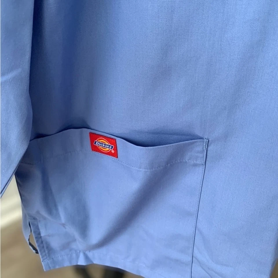 Dickies scrub medical jacket size 2x light blue hospital nurse doctor NWT - Image 3 of 4