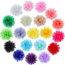 20 Pcs Pet Flower Collar Bow Dog Collar Dog Flower Accessory Multi Color Soft Ch