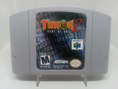 Turok 2: Seeds of Evil (Nintendo 64, N64) Reconditioned! Authentic!