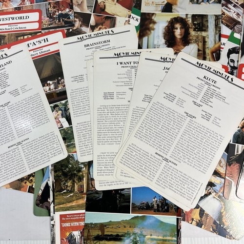 Lote de 168 tarjetas de película minutos de película recuerdos de entretenimiento estrella de cine años 30-80 - Imagen 9 de 21