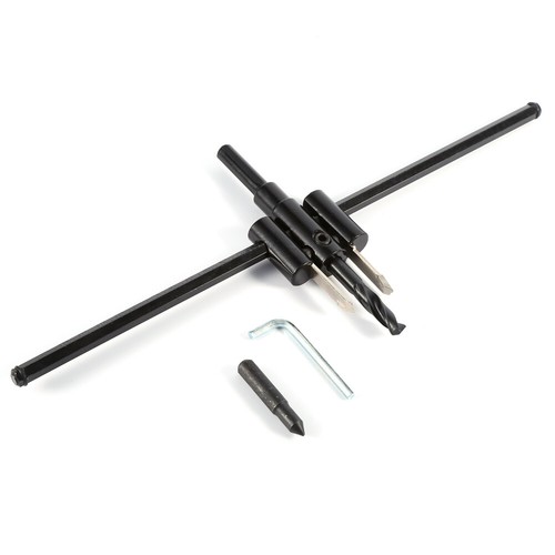 Adjustable 40-300mm Metal Wood Plaster Gyprock Circle Hole Saw Cutter Drill Bit - Picture 12 of 12