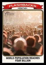 2023 Topps Heritage #NF-2 World Population News Flashbacks