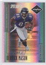 2006 Leaf Limited Silver Spotlight 11/25 Derrick Mason #88 0b5