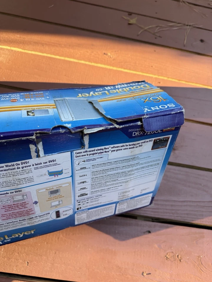Sony  DRX 720UL, DVD±RW (+R DL) External Drive - DVD Burner Brand New - Image 3 of 4