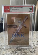 Zelda II The Adventure Of Link Complete ( Early Round SOQ) Nintendo CIB PSA 7.0 