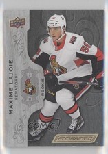 2018-19 Upper Deck Engrained Rookies Black 47/49 Max Lajoie Maxime #94 0c6