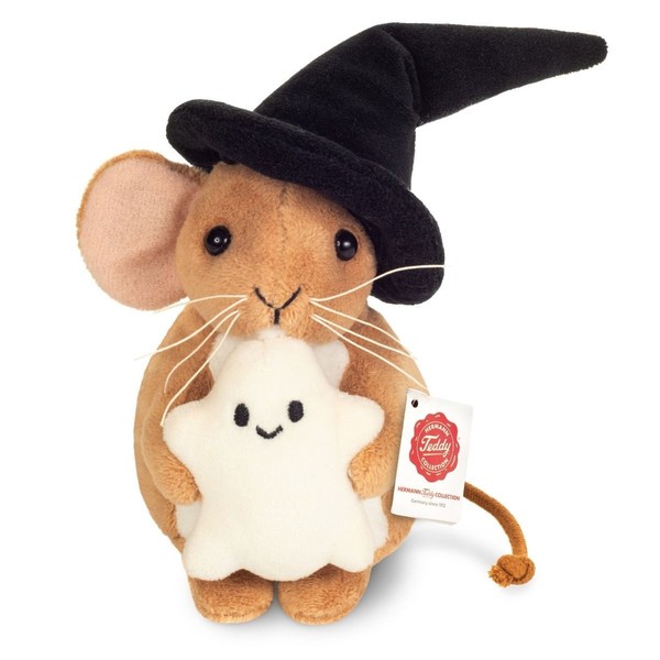 Teddy Hermann Halloween Maus Mit Gespenst 11 Cm 94705 PlüSchtier Kuscheltier-image