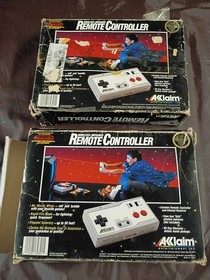  Lot Of 2 Acclaim Nintendo NES Wireless-Infared Remote Controllers In Box (Read)