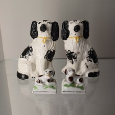 Paar Kaminhunde Comforter H13 cm Staffordshir...