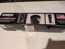 New Open Box -Lifetime 0023 Basketball In-Ground Sleeve for Existing 3.5" Pole