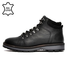 Real Leather Red Tape Dekker Mens Warm Lined Winter Ankle Hiker Style Boots