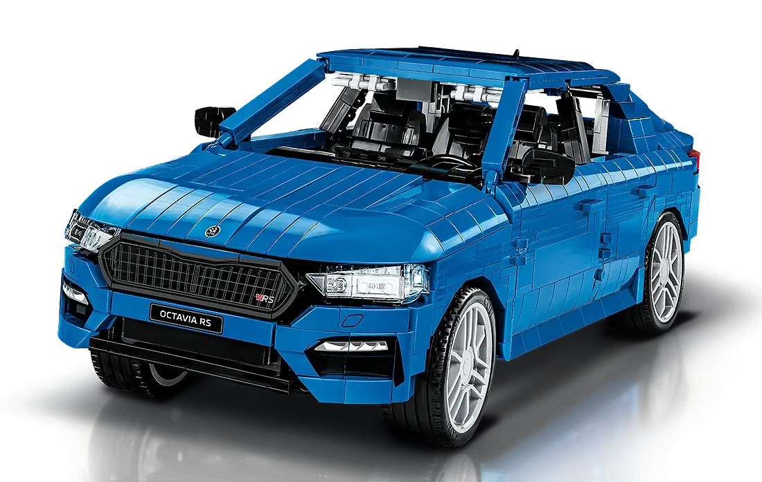 Skoda Octavia RS | 2,350 elements, scale 1:12, age group 10+, COBI-24343 - Image 3