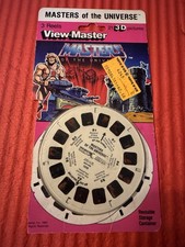 View-Master Masters of the Universe 3 Reels 21 3D Pics 1983 MOTU Heman On Card