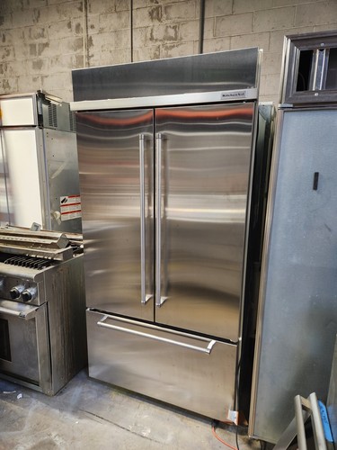- KitchenAid KBFN502ESS 42" French Door Built In Refrigerator