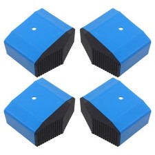 Blue Rubber Ladder Foot Pads 4Pcs Durable Non Slip Folding Ladder Foot Covers