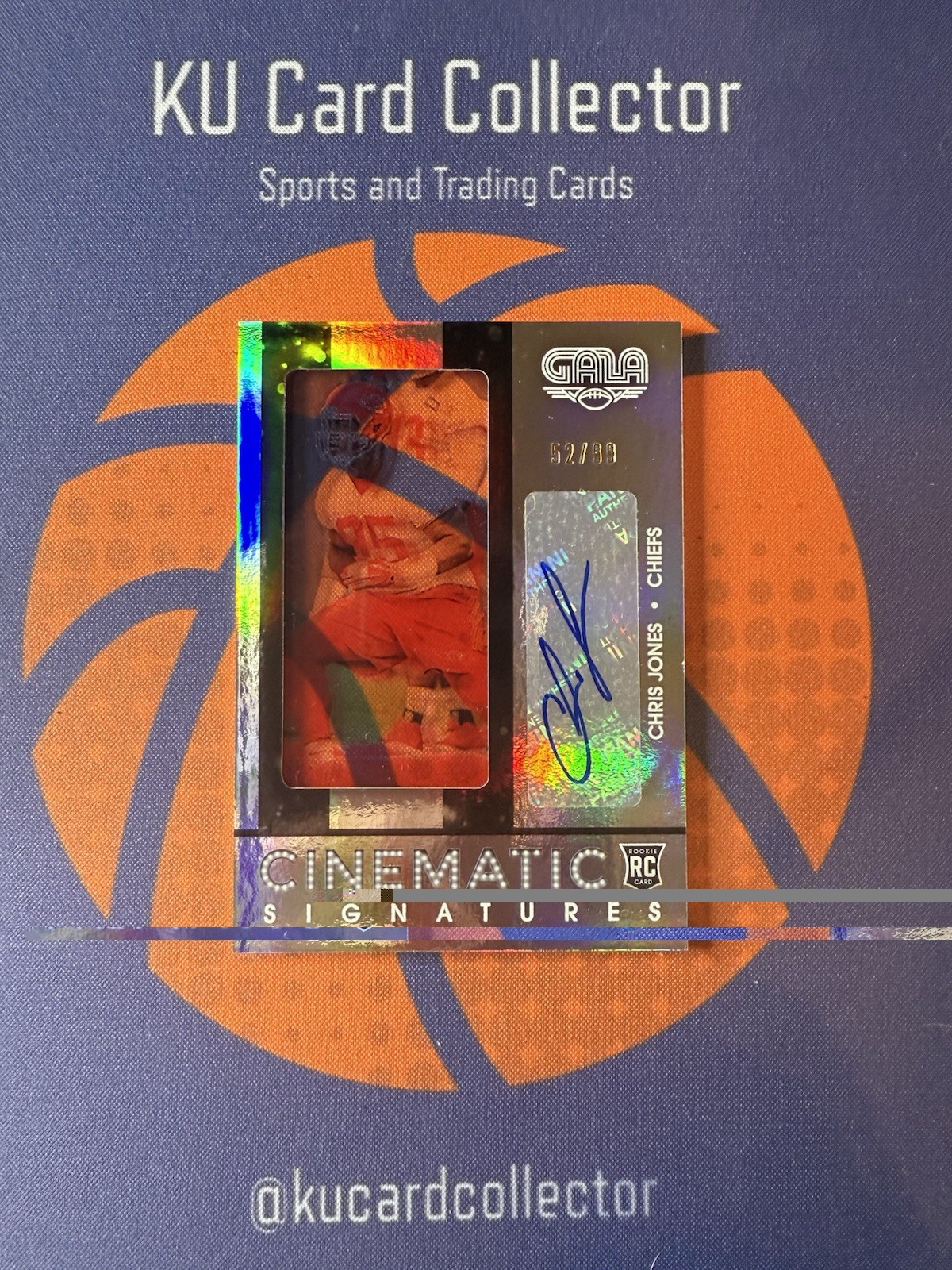 Chris Jones Panini Gala Cinematic Rookie Signatures #CRSJO Base
