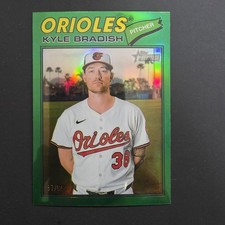 2026 Topps Heritage Kyle Bradish Green /99 Baltimore Orioles