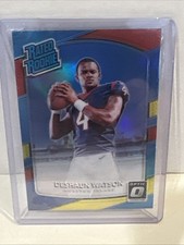 2017 Panini Donruss Optic Deshaun Watson Red and Yellow Rated Rookie