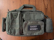 TBG Tactical Baby Gear Deuce 3.0 Diaper Bag in Ranger Green