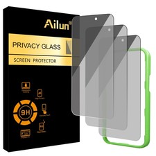 Ailun 3 Pack Privacy Screen Protector for iPhone 17 / 16 Pro 6.3 Inch